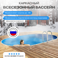 Каркасный всесезонный бассейн М3