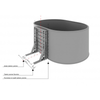 КОМБО (конструкция опорная модульная для бассейна овального) 